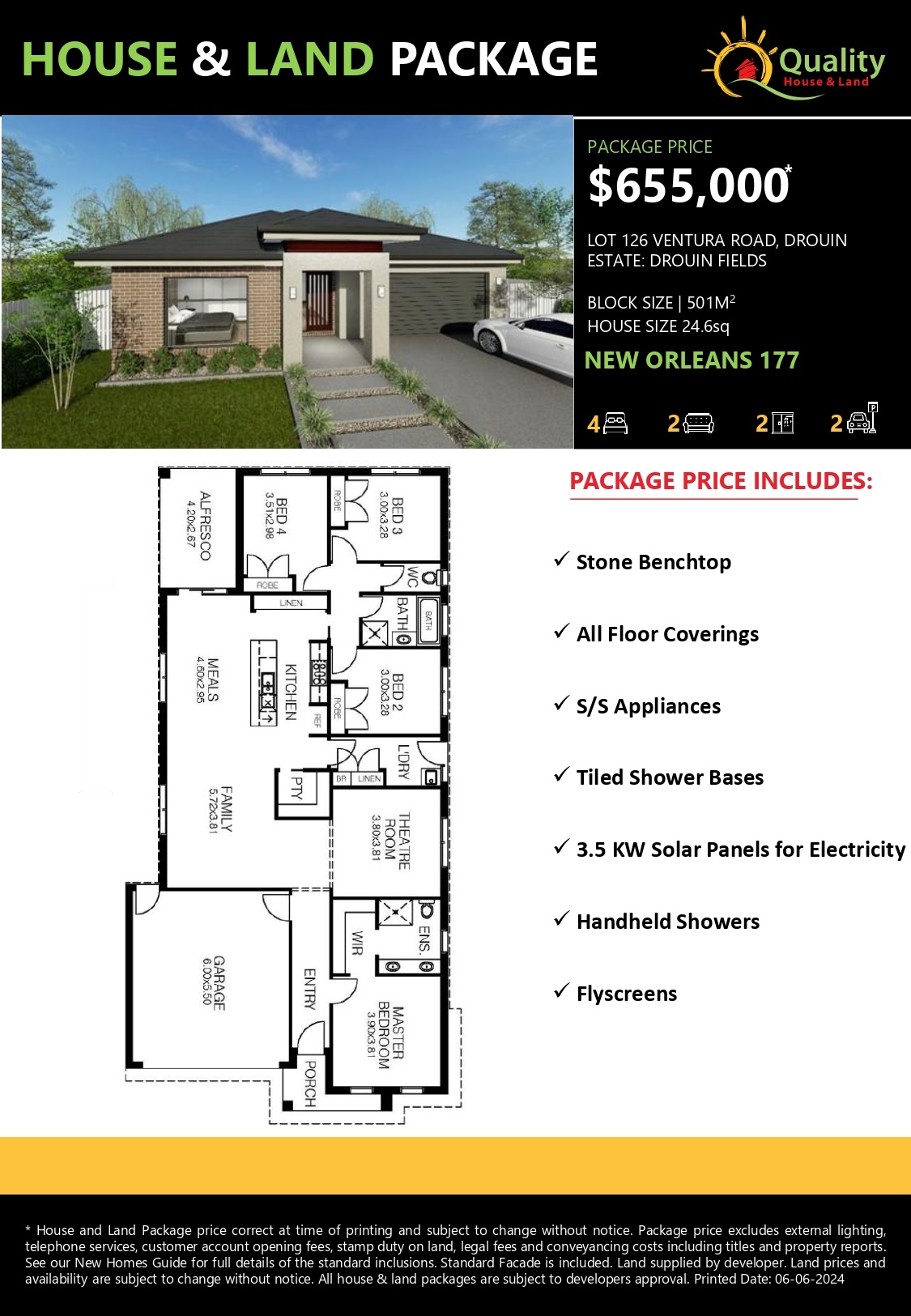 [House & Land] Lot 126 New Orleans 177 by Quality House & Land